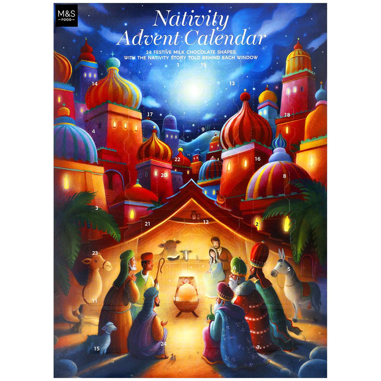 M&S Nativity Advent Calendar 80g