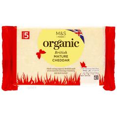 M&S Organic British Mature Cheddar 350g