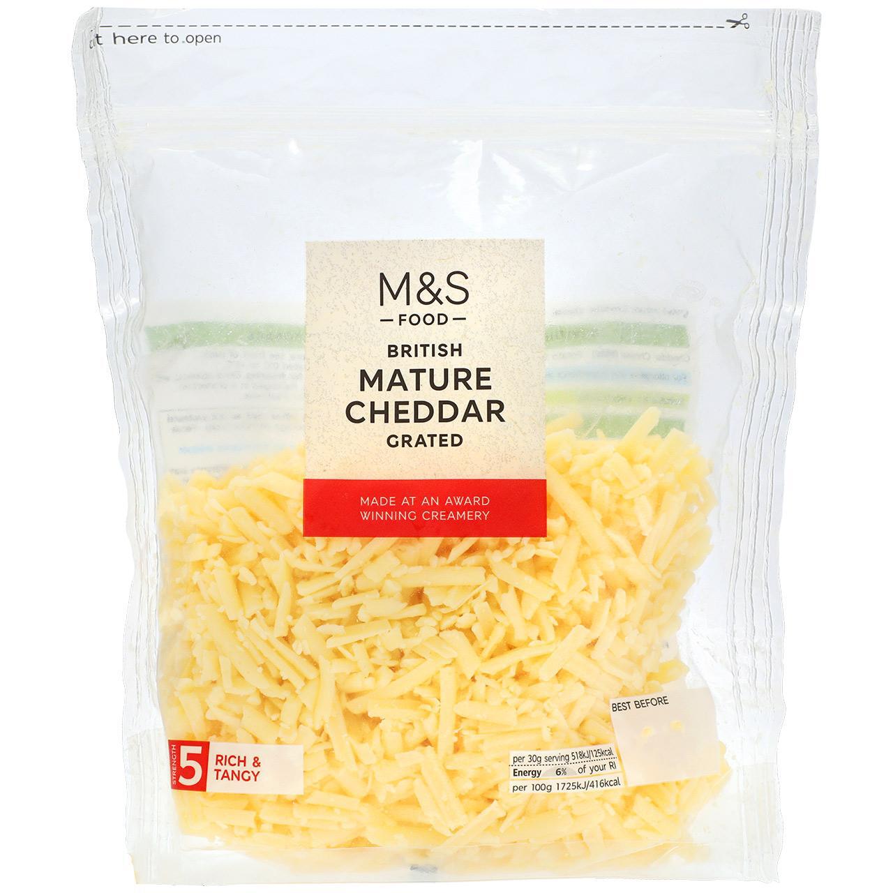 M&S British Mature Grated Cheddar 250g