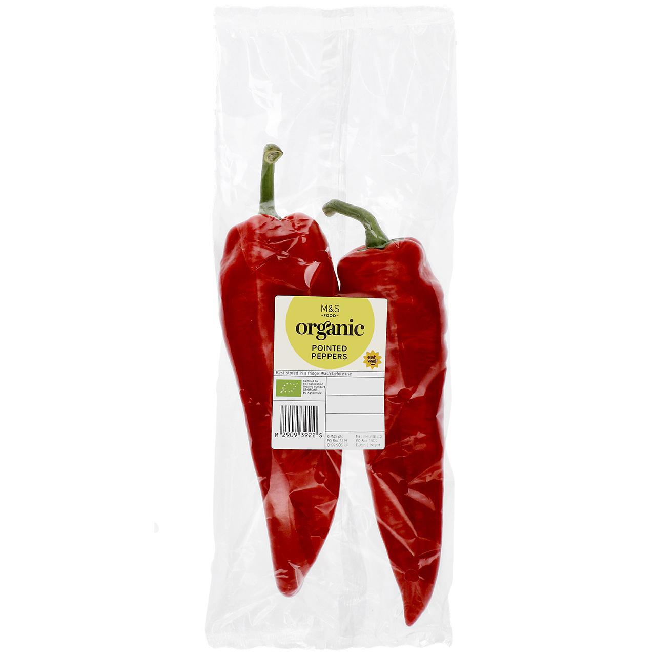M&S Organic Pointed Peppers