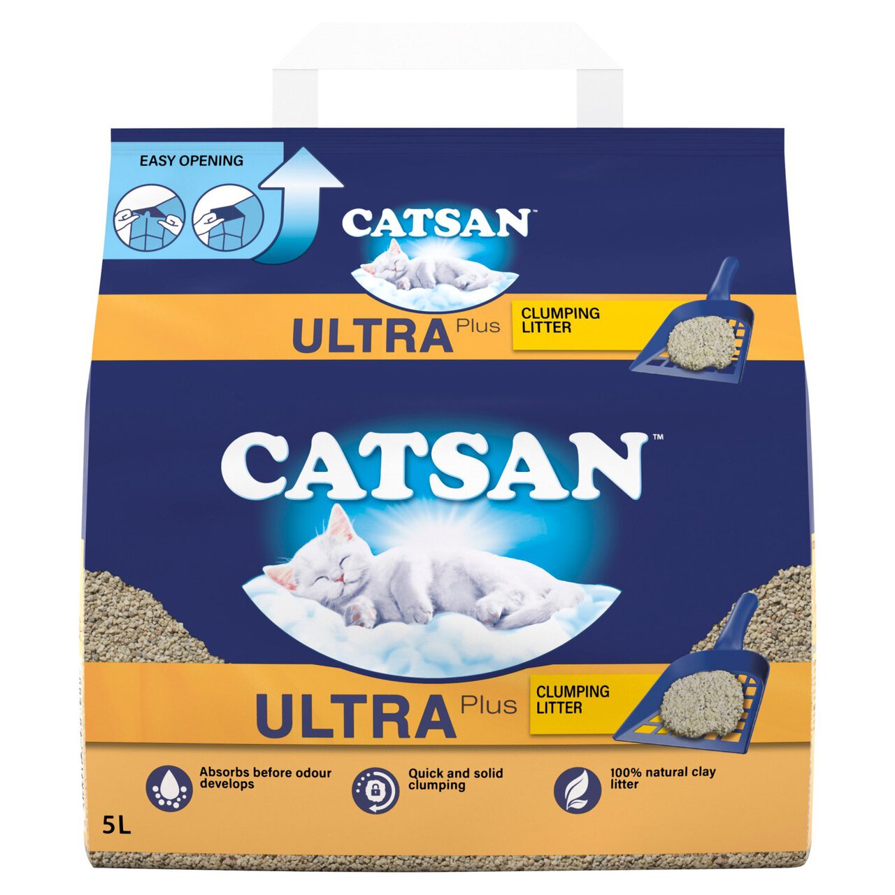 Catsan Ultra Clumping Odour Control Cat Litter 5l