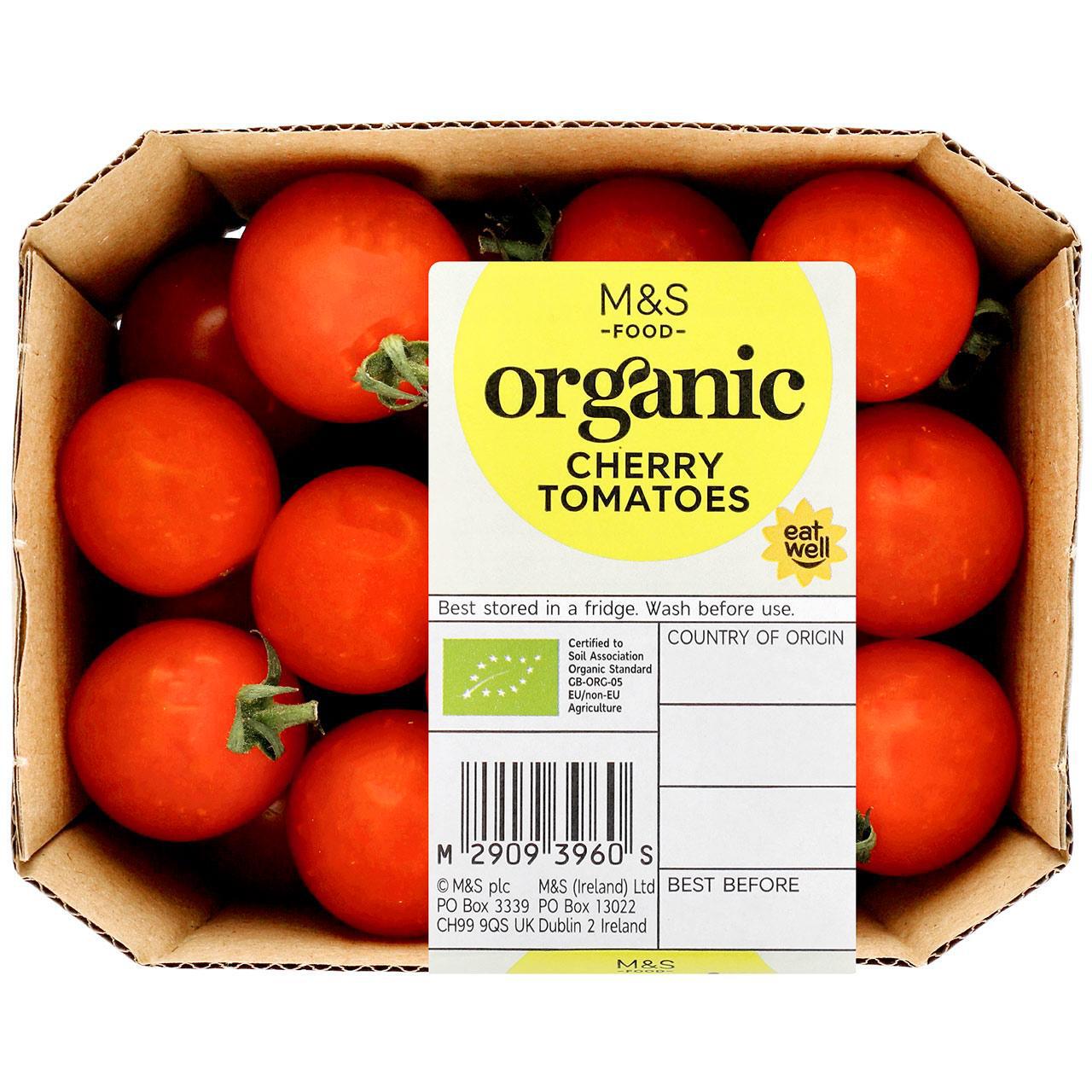 M&S Organic Cherry Tomatoes 250g