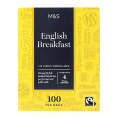 M&S Fairtrade English Breakfast Tea Bags 100 per pack