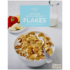 M&S Toasted Rice & Wheat Flakes 500g