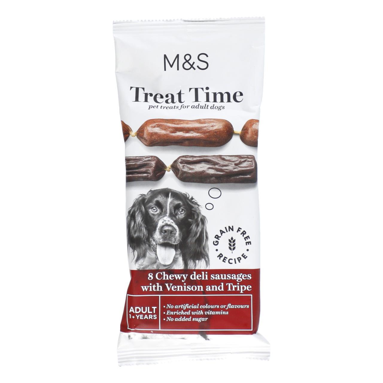 M&S 8 Meaty Deli Sausage Dog Treats 60g