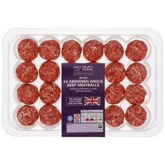 M&S Select Farms 24 Aberdeen Angus Beef Meatballs 400g