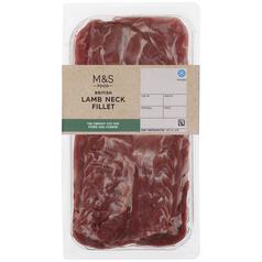 M&S British Lamb Neck Fillet Typically: 400g