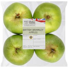 M&S British Bramley Cooking Apples min 4 per pack