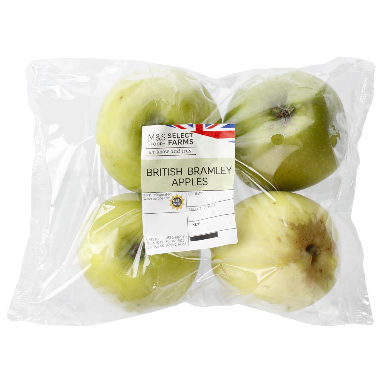 M&S British Bramley Cooking Apples 4 per pack