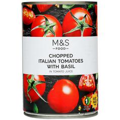 M&S Italian Chopped Tomatoes with Basil 400g