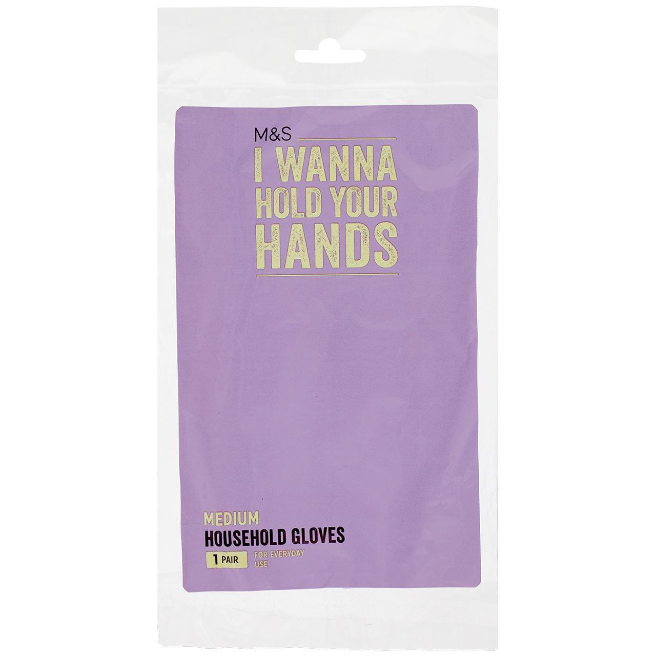 M&S Household Everyday Gloves Medium 1pair