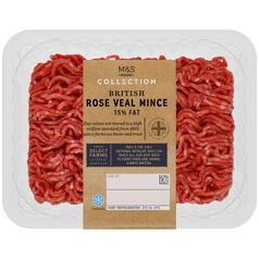 M&S Select Farms British Rose Veal Mince 15% Fat 400g