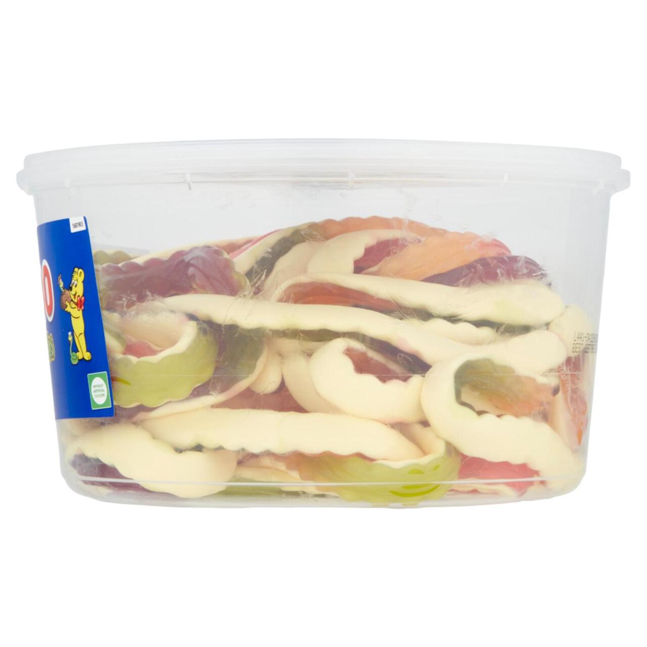 Haribo Yellow Bellies Giant Snakes Sweets Tub 768g