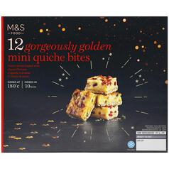 M&S 12 Mini Quiche Bites Selection 270g