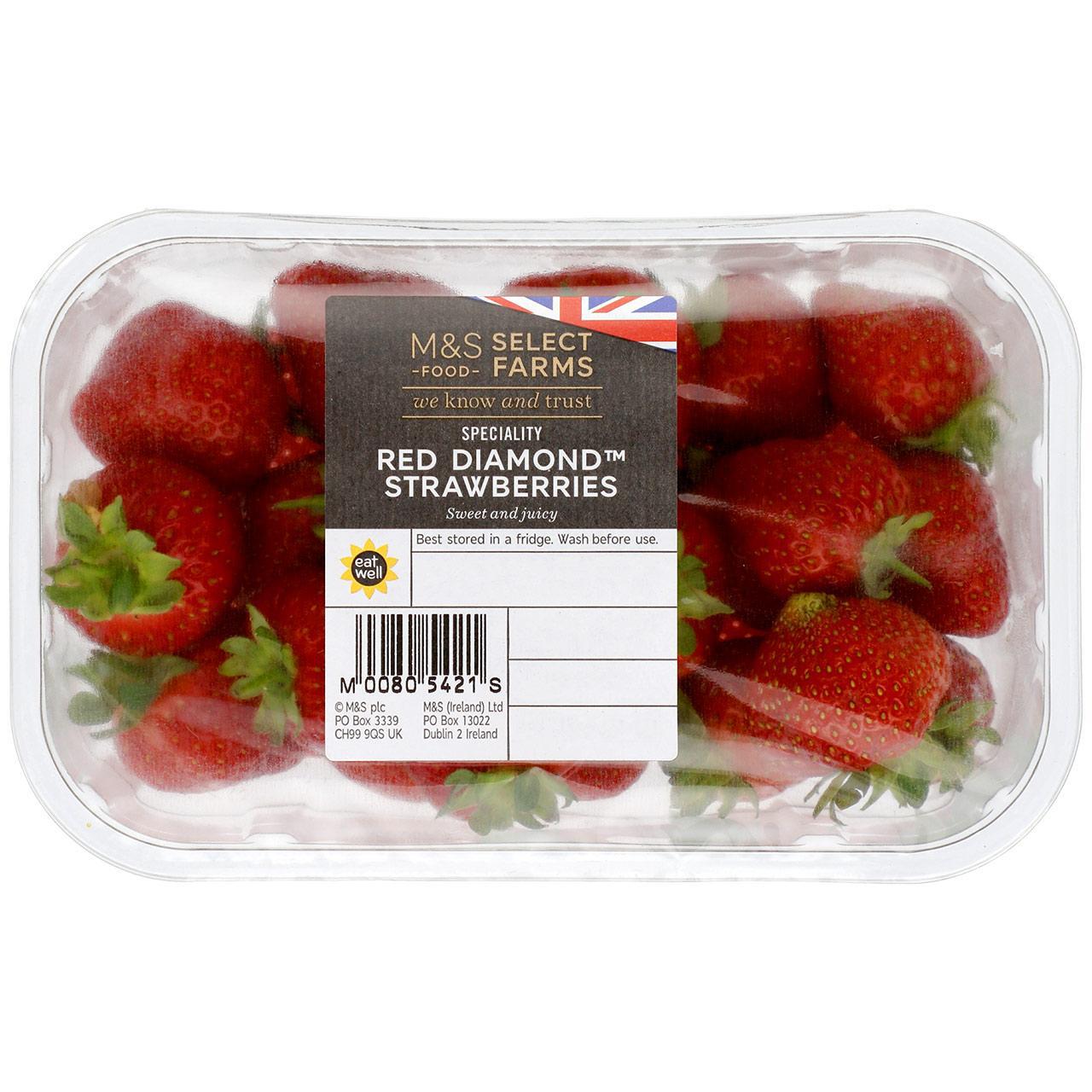 M&S Speciality Red Diamond Strawberries 400g