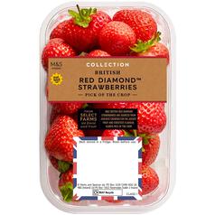 M&S British Red Diamond Strawberries 400g