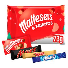 Maltesers and Friends Small Christmas Chocolate Selection Pack 73g