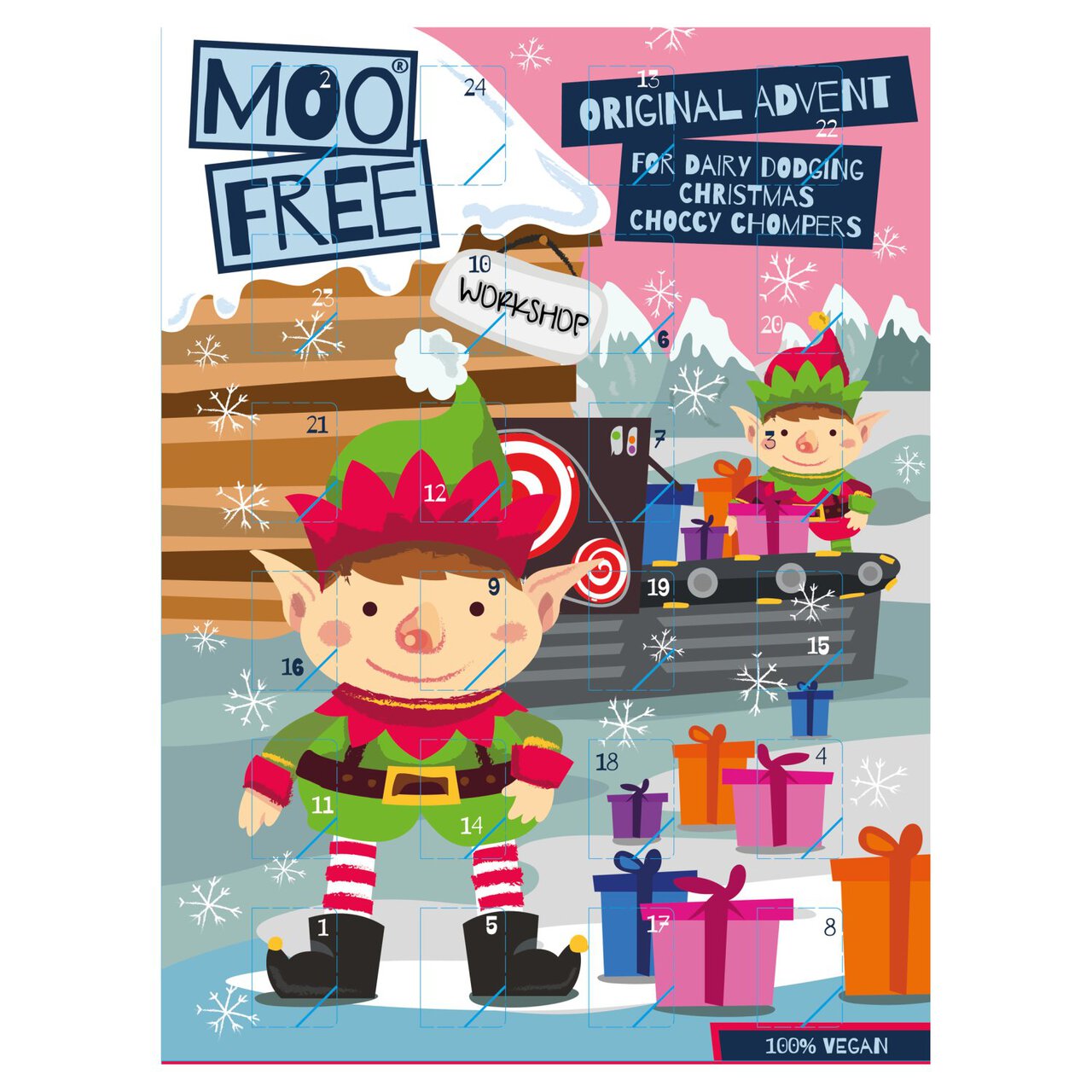 Moo Free Original Advent Calendar 70g