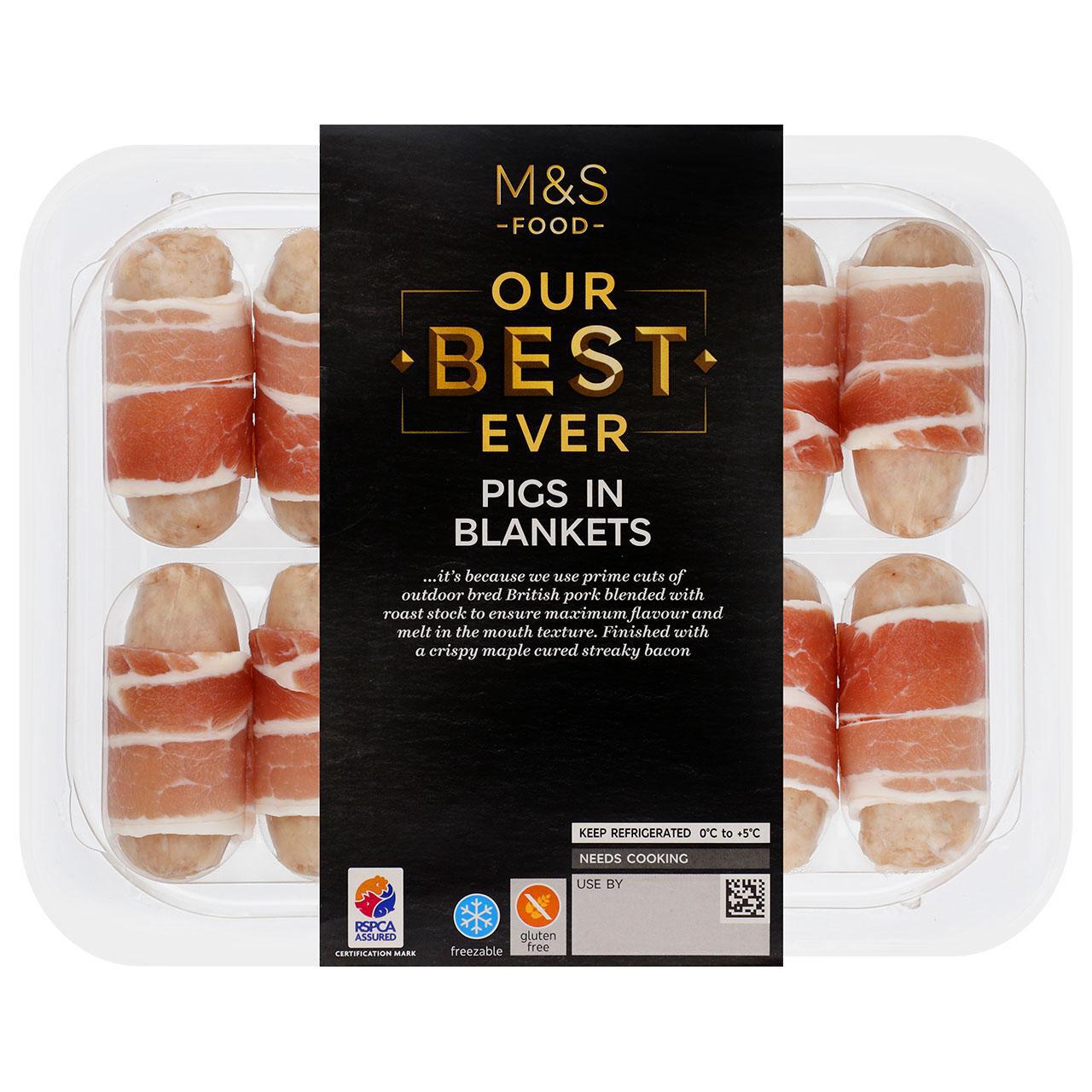M&S Our Best Ever Pigs in Blankets 342g