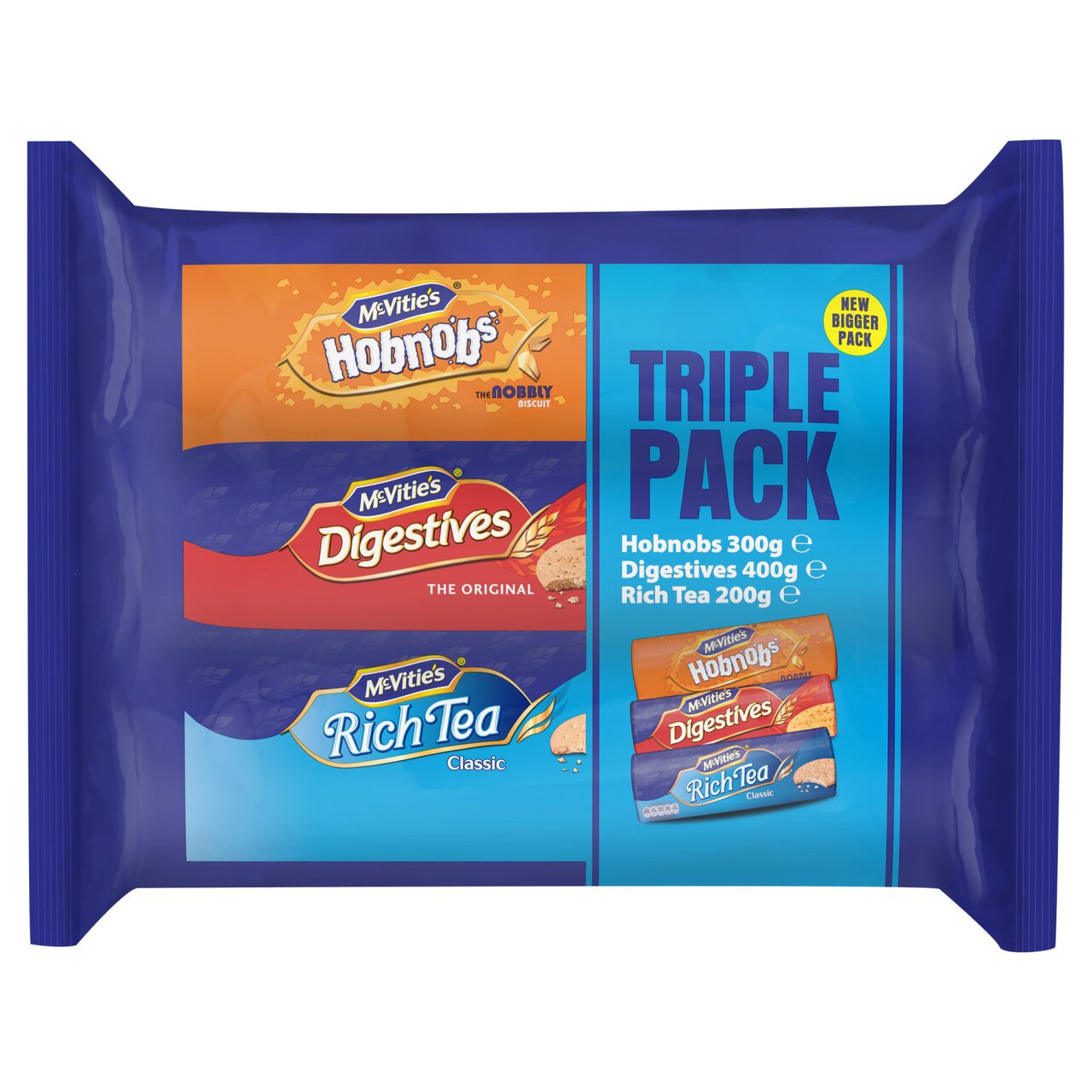 McVitie's Biscuits Triple Pack 855g