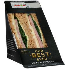 M&S Our Best Ever Ham & Mature Cheddar Cheese Sandwich