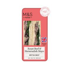 M&S Roast Beef & Horseradish Mayonnaise Sandwich