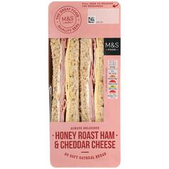 M&S Honey Roast Ham & Cheddar Cheese Sandwich