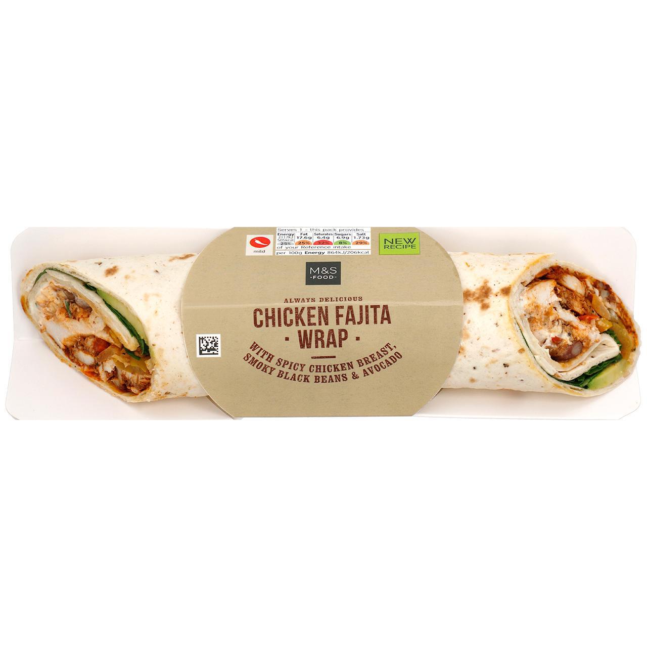 M&S Chicken Fajita Wrap