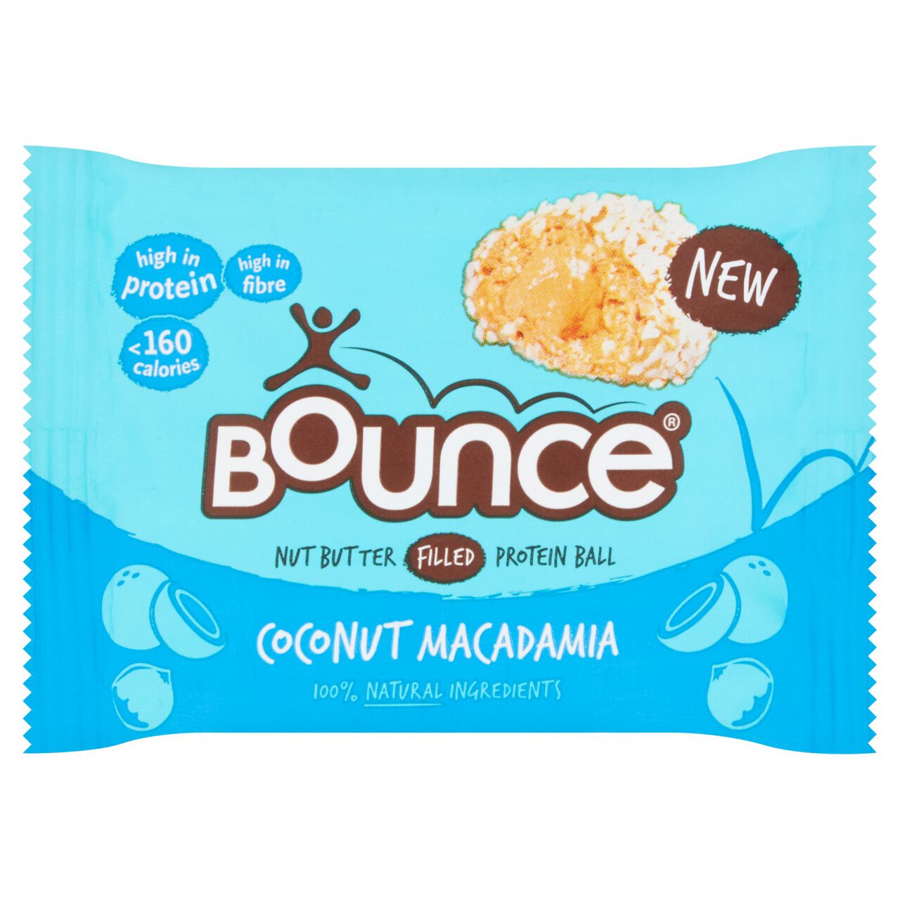 Bounce Filled Coconut & Macadamia Ball 35g