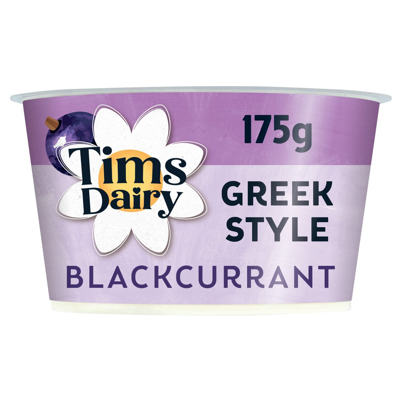 Tims Dairy Greek Style Blackcurrant Yoghurt 175g