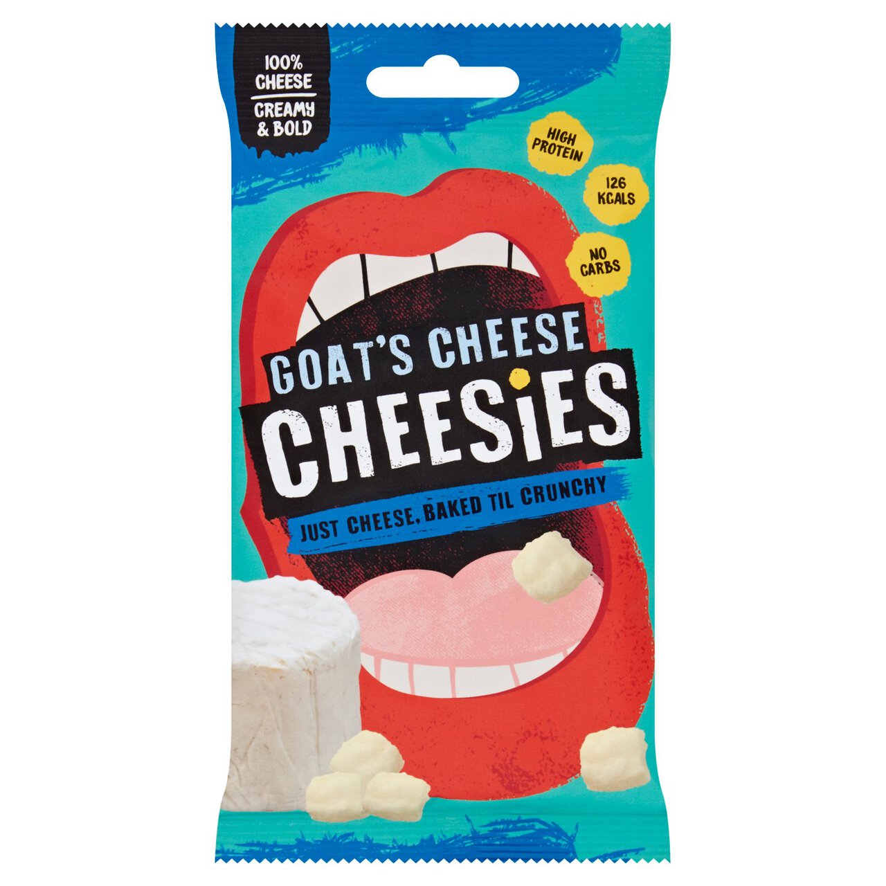 Cheesies Goats Cheese Crunchy Popped Cheese 20g