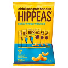 Hippeas Chickpea Puffs - Salt & Vinegar Multipack 5 x 15g