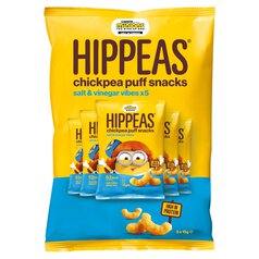 Hippeas Chickpea Puffs - Salt & Vinegar Multipack 5 x 15g