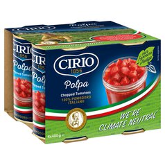Cirio Italian Chopped Tomatoes 4 x 400g