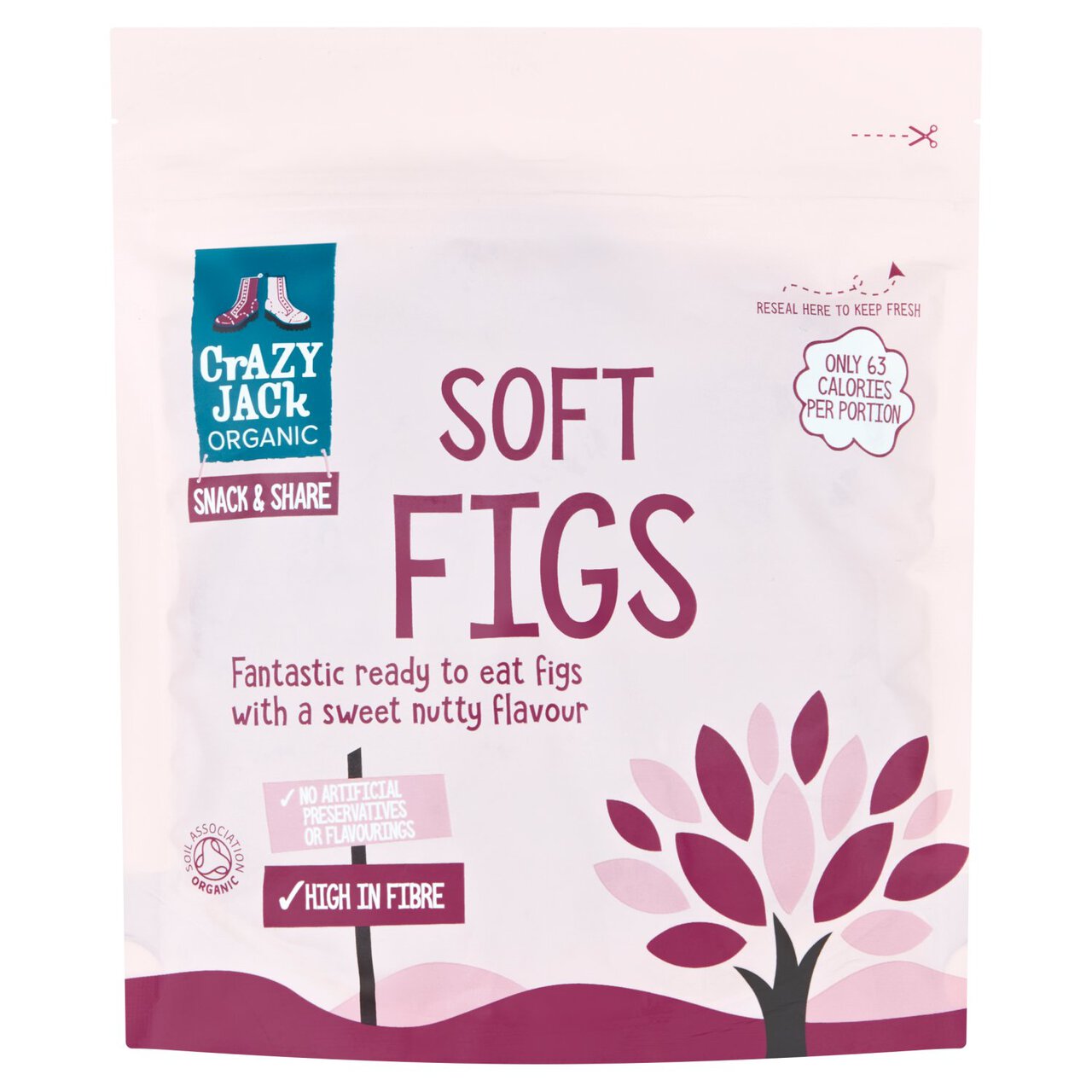 Crazy Jack Organic Soft Figs Ready To Eat 200g