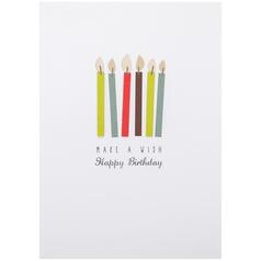 M&S Candle Birthday Card