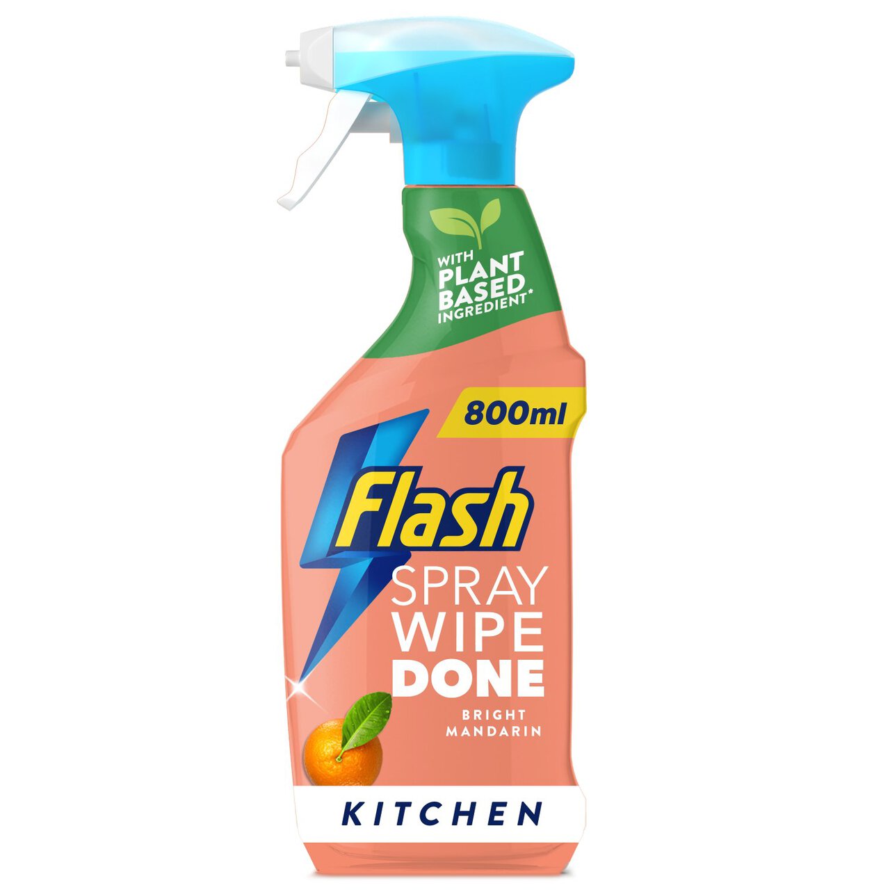Flash Spray Wipe Done Kitchen Mandarin 800ml