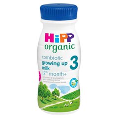 HiPP Organic 3 Growing Up Milk Ready to Feed, 12 mths+ 200ml