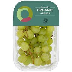 Ocado Organic Green Grapes 400g