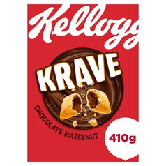 Kellogg's Krave Chocolate Hazelnut Breakfast Cereal 410g 410g