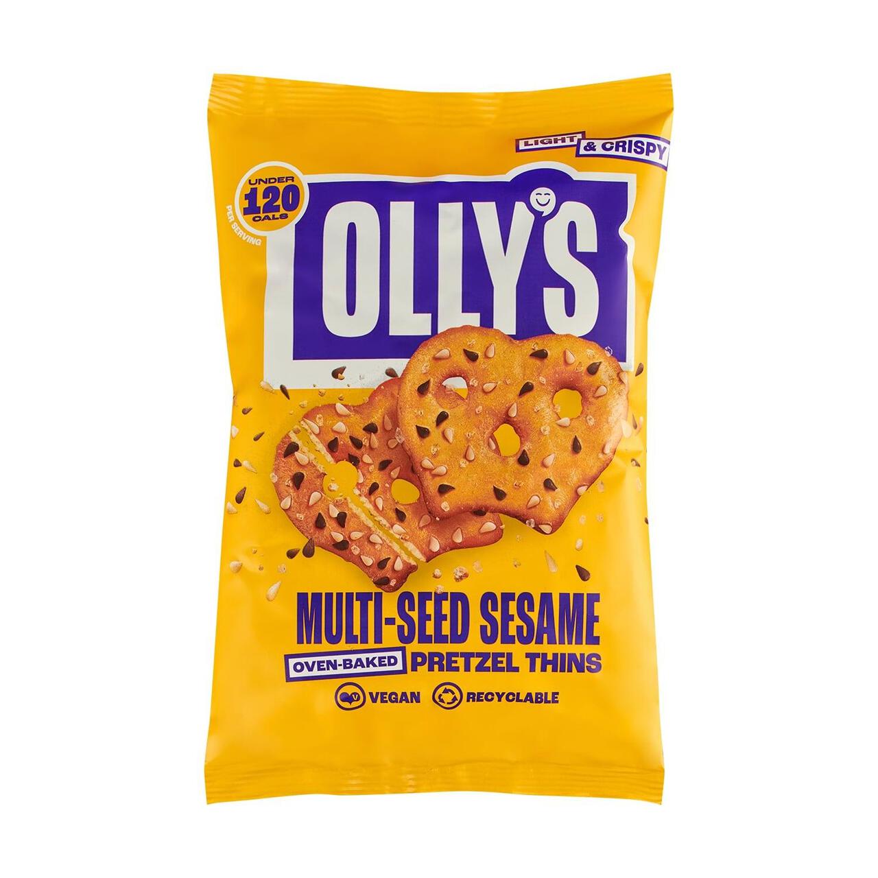 Olly's Pretzel Thins - Multi-Seed Sesame 140g