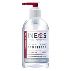 INEOS Hygienics Anti Viral & Anti Bacterial Hand Sanitiser Gel 250ml