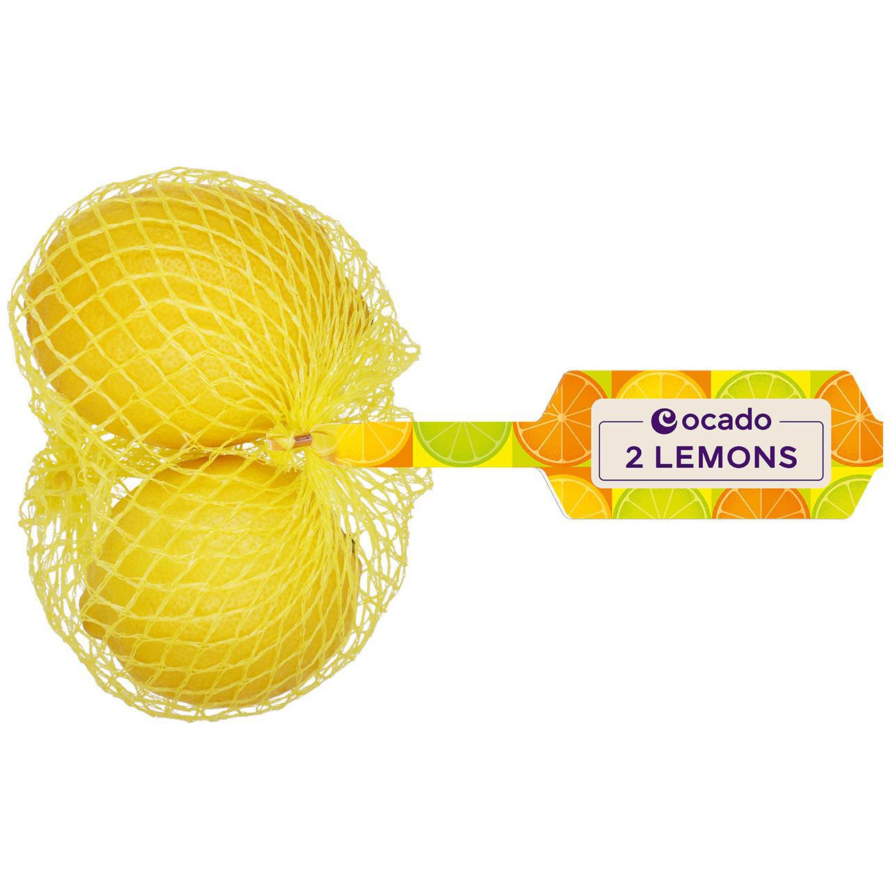 Ocado Lemons Twin Pack 2 per pack