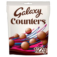 Galaxy Counters Milk Chocolate Buttons Bag 122g