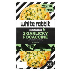 White Rabbit  The Garlicky Focaccine Twin Pack 2 x 135g