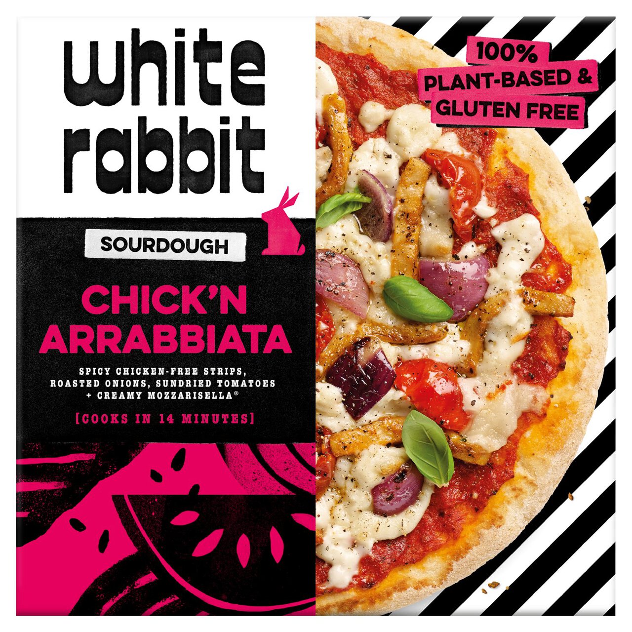 White Rabbit The ChickN Arrabbiata Pizza 380g