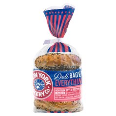 New York Bakery Co. Loaded Everything Deli Bagels 4 per pack