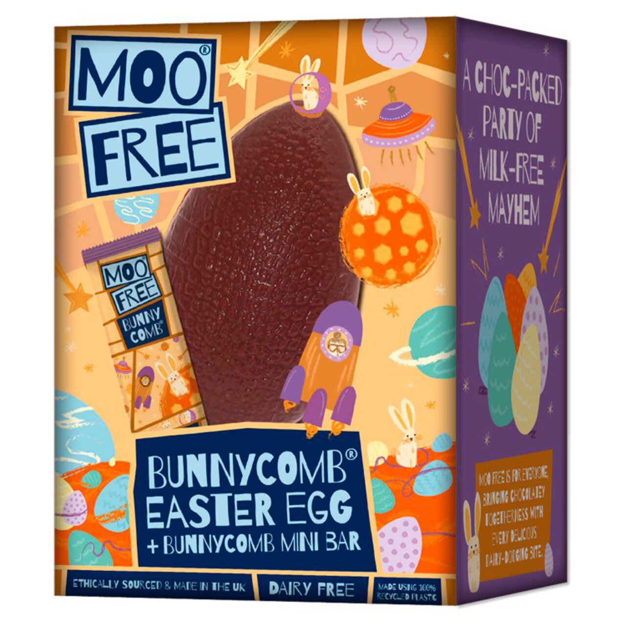 Moo Free 'Bunnycomb' Easter Egg 95g