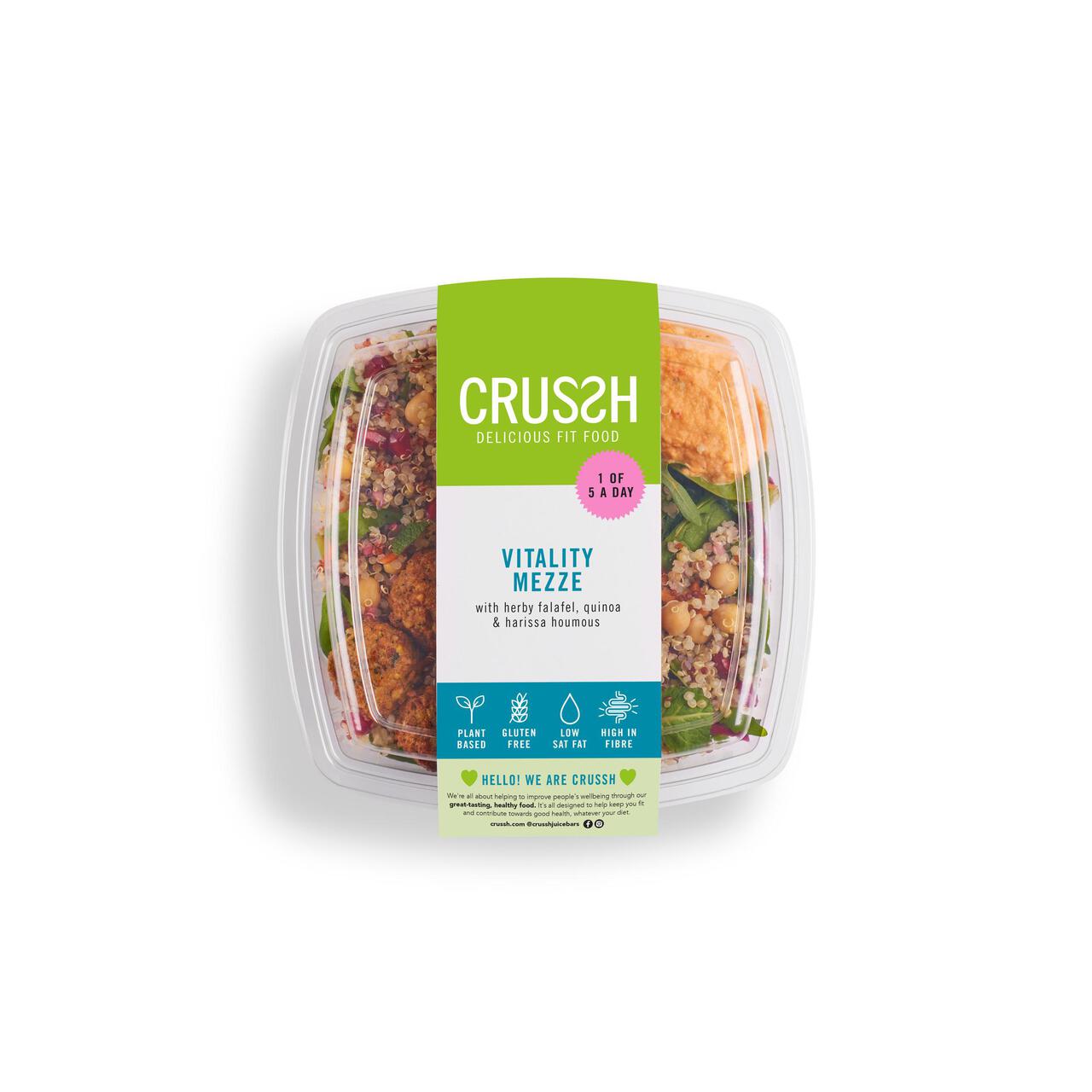 Crussh Vitality Mezze Salad Box 240g