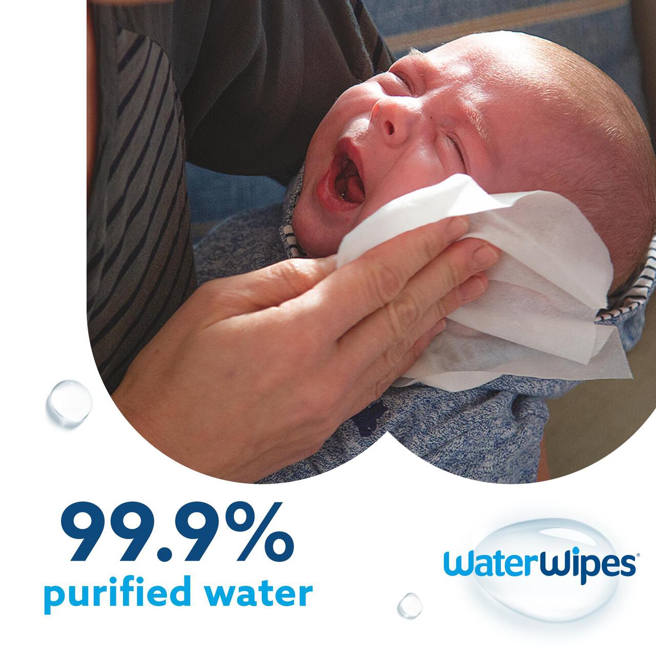 WaterWipes Baby Wipes Sensitive Newborn Plastic Free Wipes 60 Wipes 60 per pack